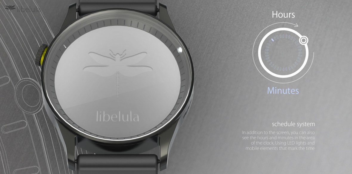 libelula watch horas minutos